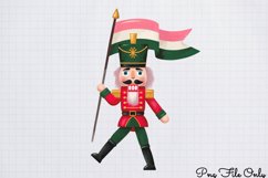 Cute Nutcracker Watercolor Clipart PNG Product Image 1