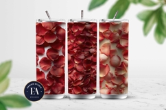 Rose Petals Pattern digital papers - Rose Flower Pattern Product Image 2