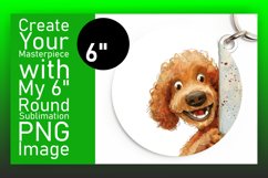 Dog Lover's Whimsical Circle Joyful Sublimation Mug Wrap Product Image 1