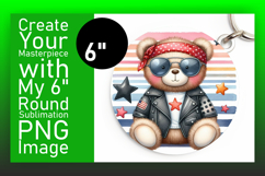 Vibrant Circle Design for Coasters , Teddy Bear Product Image 1