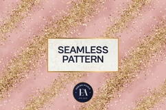 Pink Gold Shimmer Digital Paper, Glitter Texture Product Image 3