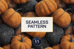 Spooky Pumpkin Pattern, Autumn Pumpkin Digital Paper Product Image 3