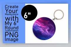 Sublimation Round Design with Bold Gradient Art Product Image 1