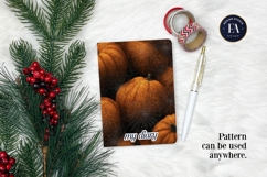 Spooky Pumpkin Pattern, Autumn Pumpkin Digital Paper Product Image 4