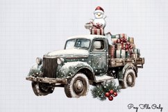 White Rustic Christmas Clipart PNG Product Image 1