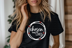 Christian Chosen and Loved SVG cut file Product Image 2
