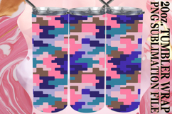 Blissful moments 20oz tumbler wrap, Funky Pattern Product Image 1