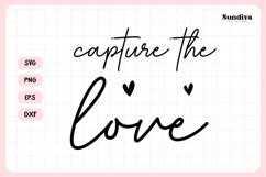 Wedding Sign Saying SVG | Capture The Love Product Image 3