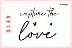 Wedding Sign Saying SVG | Capture The Love Product Image 3