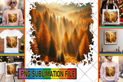 Joyful TOTE BAG Sublimation PNG, Autumn Product Image 1