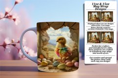 Easter Bunny 3D Mug Wrap, Spring Joy Product Image 1