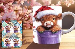 Joyful 15oz Mug Wrap Png Artwork , Christmas Product Image 1