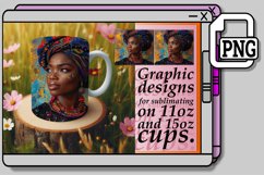 Melanin Marvels: Sublimation Mug Designs Product Image 1