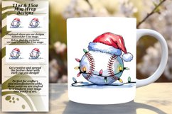 Bright 15oz Mug Wrap Png Design , Holiday Product Image 1