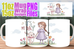 Cozy smiles 11oz 15oz sublimation wrap, Birthday Girl Product Image 1