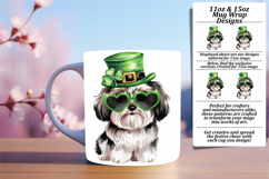 Chic 15oz Mug Wrap Png Design , St Patrick Product Image 1