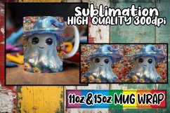 Fall Frenzy: 3D Halloween Mug Wrap Sublimation Product Image 1