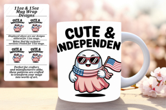 Flawless 11oz Mug Wrap Png Artwork , Funny Ghost Product Image 1