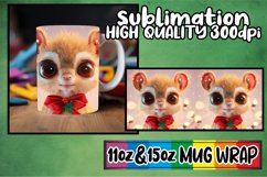 Christmas 3D Characters Mug Wrap PNG Product Image 1