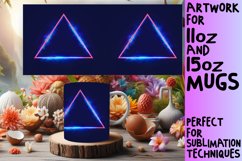 Neon Bliss: 15oz Mug Sublimation Collection 11oz Product Image 1