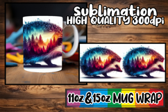 Bright adventures 11oz 15oz mug wrap, Animals Art Product Image 1
