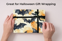 Fall Halloween Backgrounds Ghost Cafe Digtal Papers Product Image 4