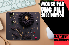 WHIMSICAL MOUSE PAD FUN DESIGNS, 3D Flower Product Image 1