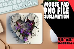 Springtime 3D Heart Wall Mouse Pad Product Image 1