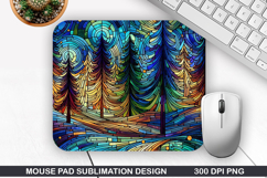 Christmas Tree Mouse Pad Sublimation,Christmas Mouse Pad PNG Product Image 1