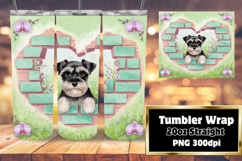 LIVELY 20oz Tumbler Wrap Design , Cute Dog Product Image 1