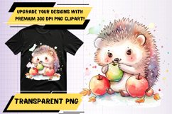 Whimsical Watercolor Wildlife Sublimation Illustration - Cut Product Image 1