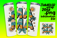 Creative 20oz Tumbler Wrap for Gifts , Mama Product Image 1