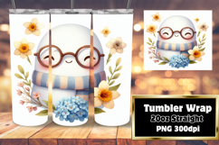 DIY 20oz Tumbler Wrap File , Cute Ghost Product Image 1