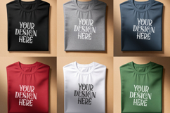 Christmas Family Matching Group Flat Lay T-Shirt Mockups Product Image 1