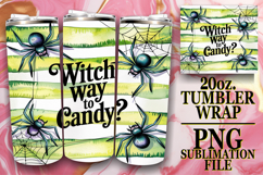 Whimsical views 20oz tumbler wrap, Halloween Product Image 1