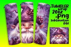 Enchanted Encounters: Gnome Tumbler Wrap Sublimation - 20oz Product Image 1