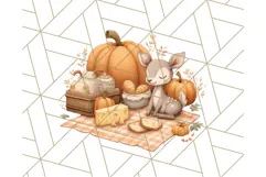 Whimsy Woods Harvest Festival Clipart PNG Files Product Image 2