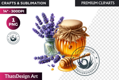 Lavender Clipart PNG, Purple flower arrangement sublimation Product Image 1