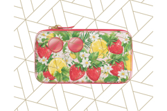 Strawberry Red Lemon Yellow Summer Clipart PNG, Summer Icons Product Image 2