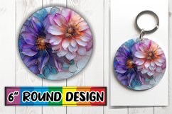 Elegant 3D Petal Sublimation Discs Product Image 1