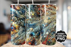 Stained On Stained Glass Tumbler Warp - Tumbler Design Product Image 1