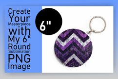 Glitter Stripe Round Design for Keychain Tumblers Product Image 1