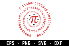 Pi Svg Design|Pi Mathematics SVG Cut files | Cricut Product Image 1