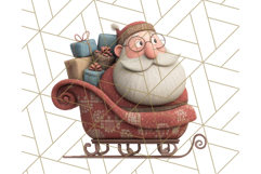 Santa Claus Clipart, North Pole Holiday PNG Graphics Product Image 2