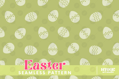 Easter Eggs Bunny Seamless Pattern PNG Sublimation Product Image 10