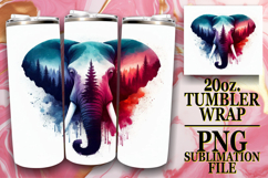 Cheerful Mornings 20oz tumbler wrap, Animals Art Product Image 1