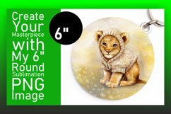 Cute Circle Coaster PNG Artwork , Animals Product Image 1