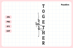 Porch Sign Saying SVG | Gather Together Product Image 3