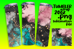 Sublimation Graphics for 20oz Tumbler , Abstract Pattern Product Image 1
