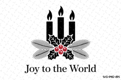 Joy to the world Svg | Christmas Svg | Svg Cut Files Product Image 1